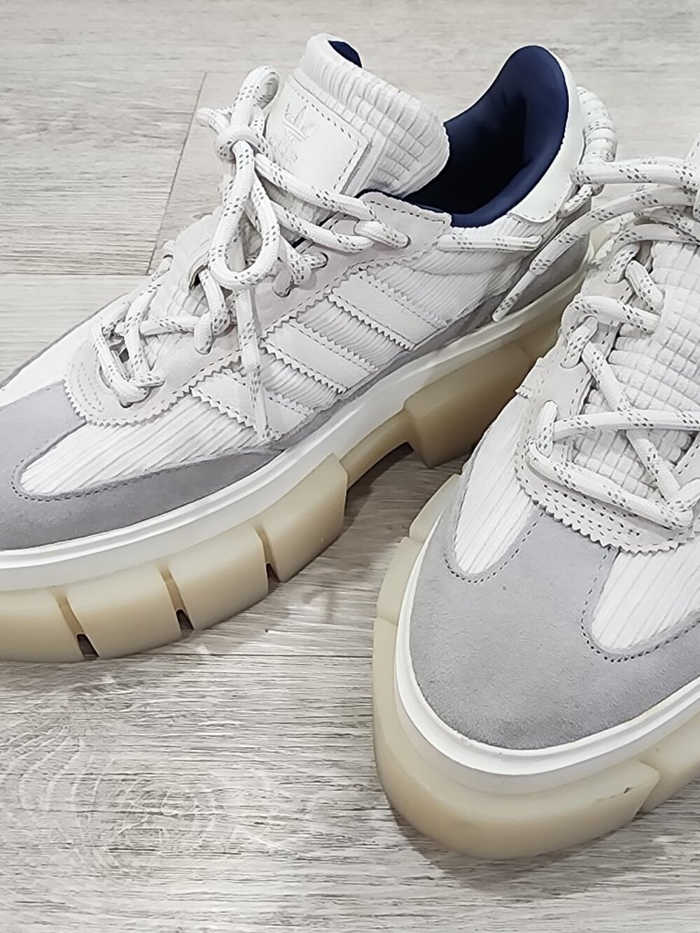 Adidas Ivy Park Super Sleek Chunky Ivy Blue Sneakers Shoes GX9400 Women's 6
